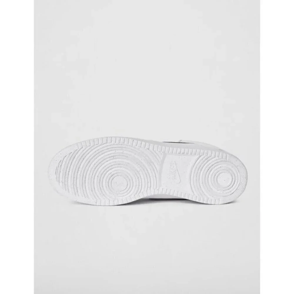 🆕Nike Men's White/Black/White Court Vision Mid Next Nature Fashion Sneakers